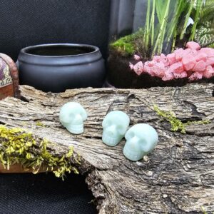Figurine Crâne Amazonite, Brésil, Qualité A