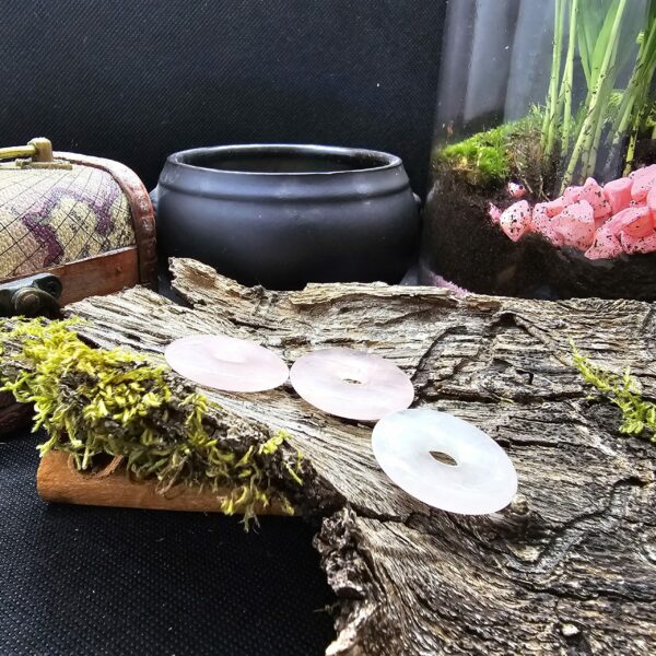 Donut Quartz Rose, Brésil, Qualité A
