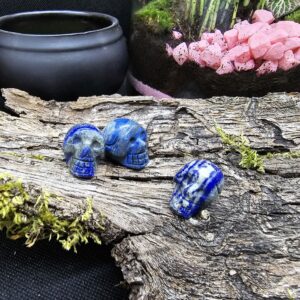 Figurine Crâne Lapis-Lazuli, Afghanistan, Qualité A