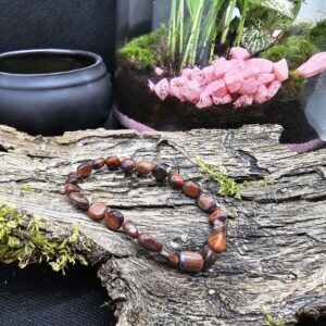 Bracelet œil de Taureau, Afrique de Sud, 16-18cm, Qualité A