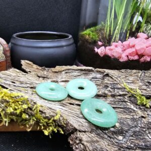 Donut Aventurine Verte, Brésil, Qualité A