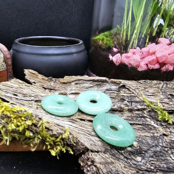 Donut Aventurine Verte, Brésil, Qualité A