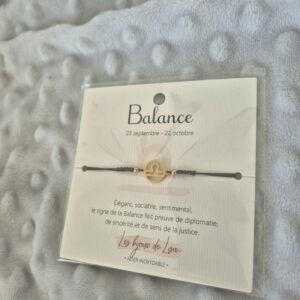 Bracelet signe du Balance