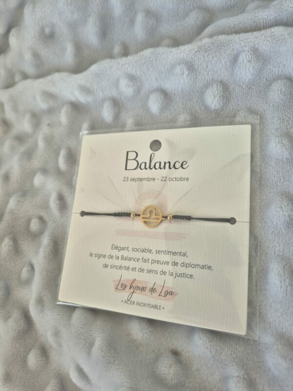 Bracelet signe du Balance