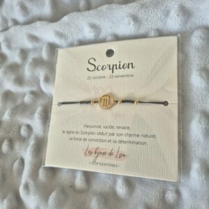 Bracelet signe du Scorpion