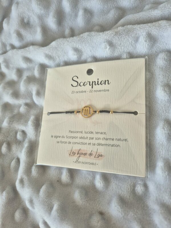 Bracelet signe du Scorpion