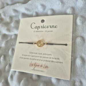 Bracelet signe du Capricorne