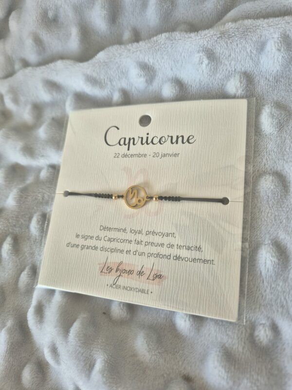 Bracelet signe du Capricorne