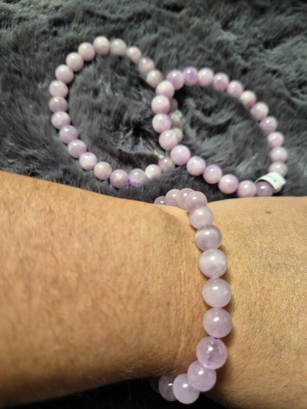 Bracelet, Kunzite, qualité AA – Image 2