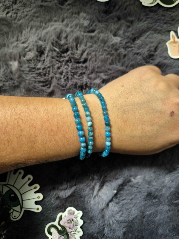 Bracelet, Apatite Bleue, qualité AA