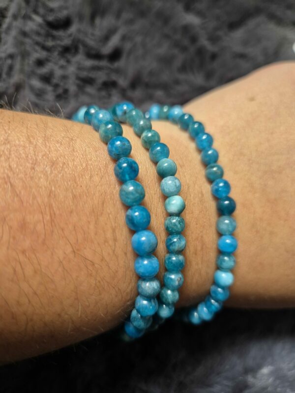 Bracelet, Apatite Bleue, qualité AA – Image 2