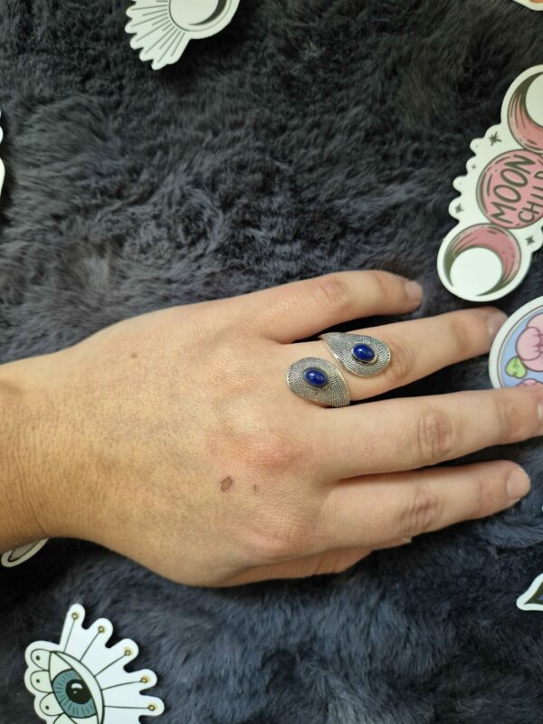 Bague en Lapis-lazuli, qualité A+ – Image 2