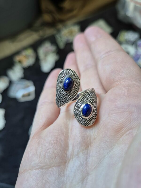 Bague en Lapis-lazuli, qualité A+