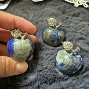 Figurine Pomme, Lapis-Lazuli, Afghanistan, Qualité A