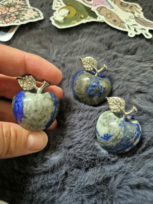 Figurine Pomme, Lapis-Lazuli, Afghanistan, Qualité A